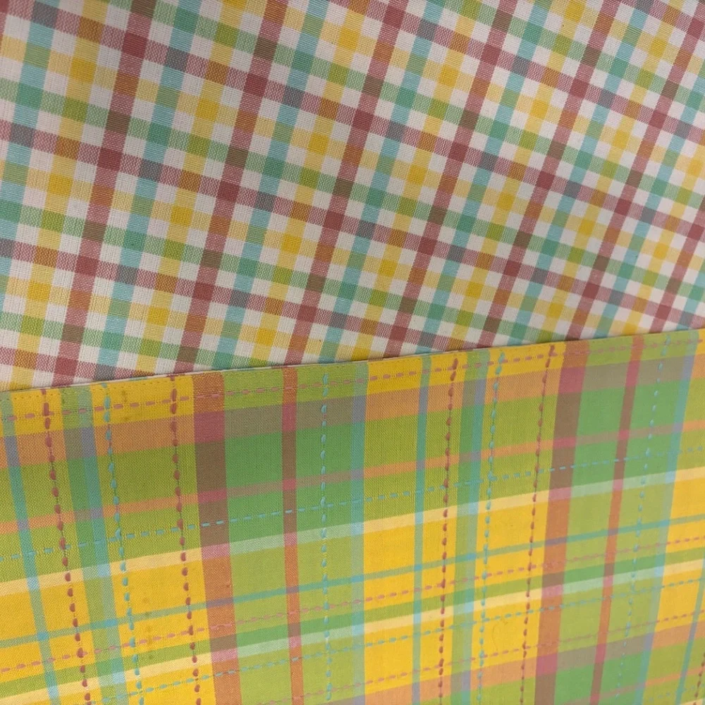 Pier 1 Set of 2 Reversible Plaid Placemats